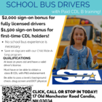 We're Hiring School Bus Drivers with Paid CDL B training